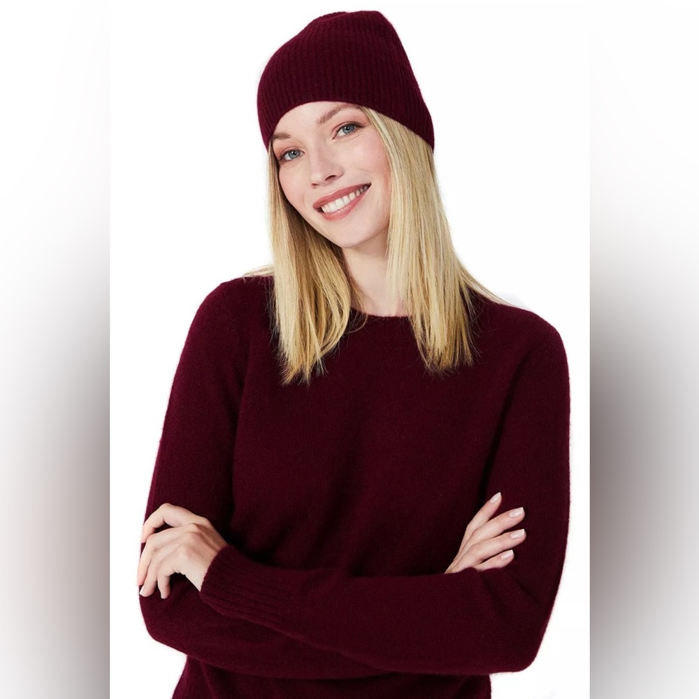 Garage Knit Maroon Beanie